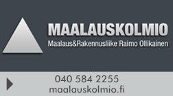 Maalauskolmio / Maalaus&Rakennusliike Raimo Ollikainen logo